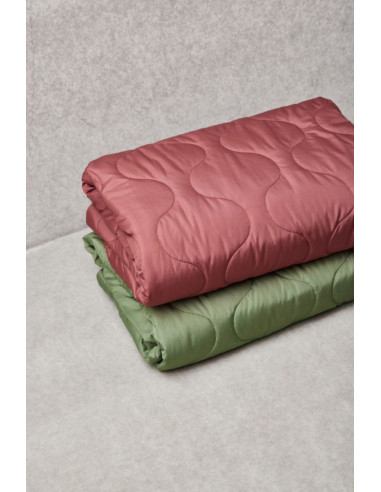 Tecido acolchoado repelente à água Wave - Rosa antigo