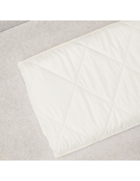 Tecido acolchoado repelente à água Gem - Branco creme