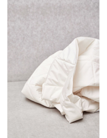 Tecido acolchoado repelente à água Gem - Branco creme