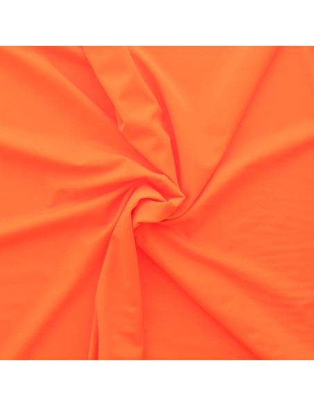 Tecido lycra fato de banho - Laranja fluorescente