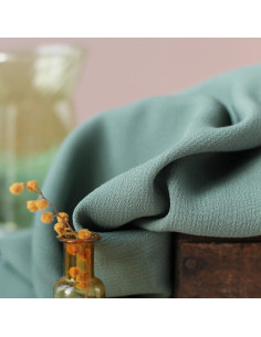 Tecido crepe marroquino de viscose Laurier - La Maison Naïve 2