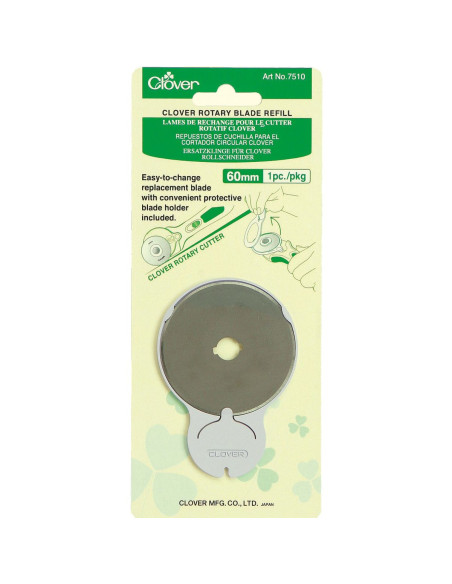 1 lâmina de reposição para cortador Clover - 60 mm