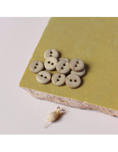 Botão de dois furos 10 mm - Bronze