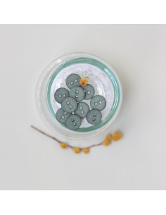 Botão de dois furos 10 mm - Loureiro