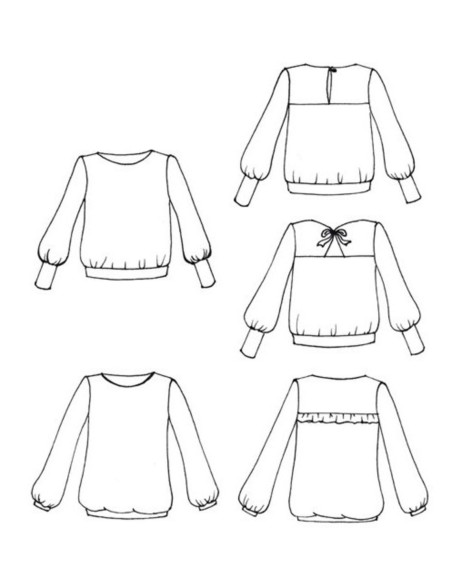 Padrão de suéter Téthys - Anna Rose patterns