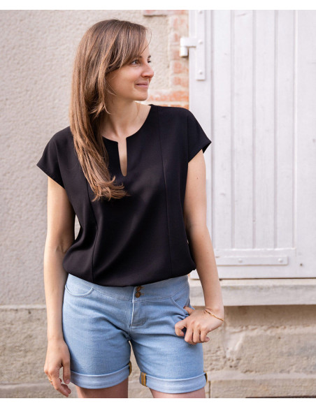 Molde de blusa Doris - Anna Rose patterns