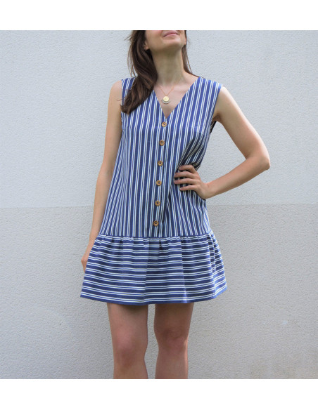 Padrão de vestido Volute - Anna Rose patterns