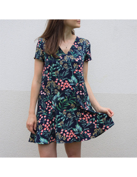Padrão de vestido Volute - Anna Rose patterns