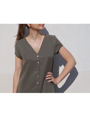 Padrão de vestido Volute - Anna Rose patterns