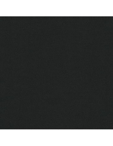 Tecido de algodão liso patchwork Kona - Preto