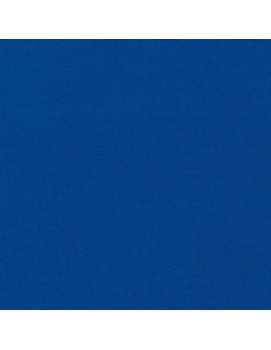 Tecido de algodão liso patchwork Kona - Royal