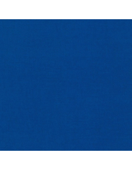 Tecido de algodão liso patchwork Kona - Royal