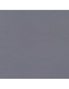 Tecido de algodão liso patchwork Kona - Cinza Médio