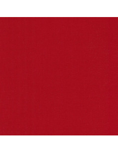 Tecido de algodão liso patchwork Kona - Rich Red
