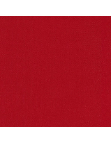 Tecido de algodão liso patchwork Kona - Rich Red