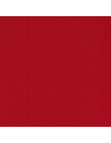 Tecido de algodão liso patchwork Kona - Rich Red