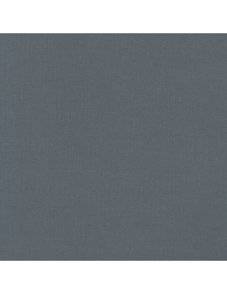 Tecido de algodão liso patchwork Kona - Steel