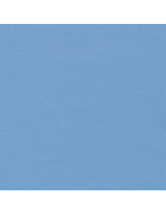 Tecido de algodão liso patchwork Kona - Candy Blue