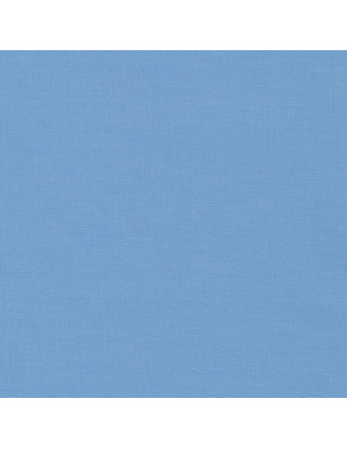 Tecido de algodão liso patchwork Kona - Candy Blue
