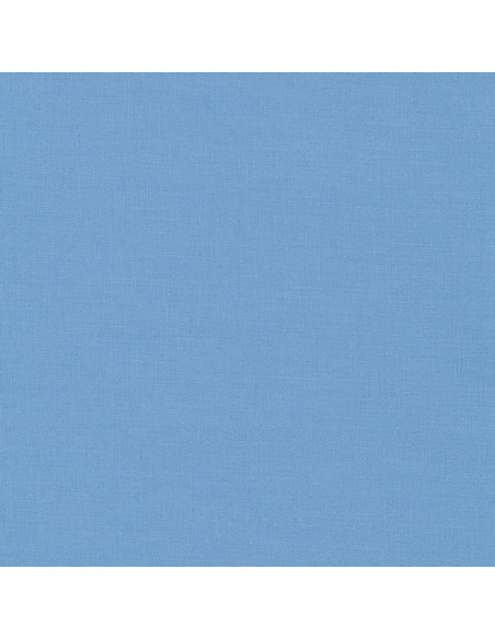 Tecido de algodão liso patchwork Kona - Candy Blue
