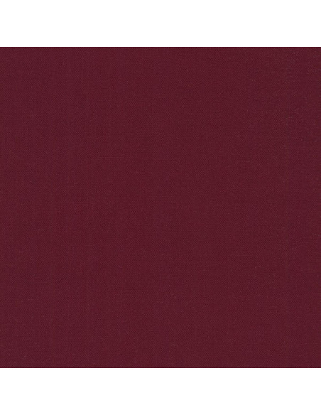 Tecido de algodão liso patchwork Kona - Burgundy
