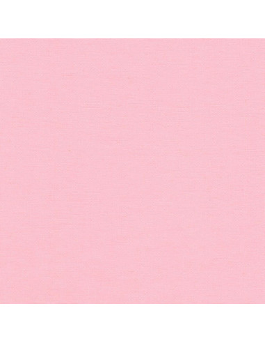 Tecido de algodão liso patchwork Kona - Baby Pink