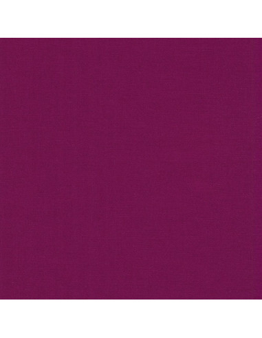 Tecido de algodão liso patchwork Kona - Berry