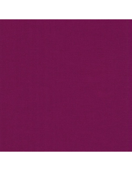 Tecido de algodão liso patchwork Kona - Berry