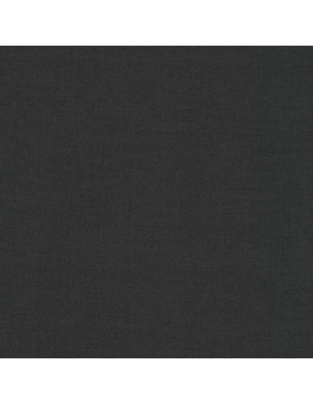Tecido de algodão liso patchwork Kona - Charcoal