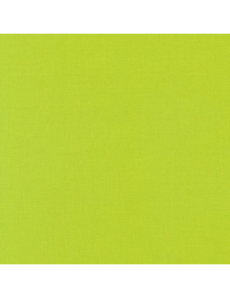 Tecido de algodão liso patchwork Kona - Chartreuse