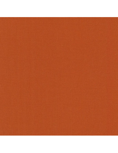 Tecido de algodão liso patchwork Kona - Spice