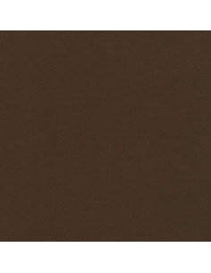 Tecido de algodão liso patchwork Kona - Coffee