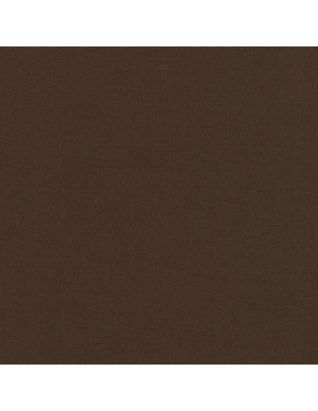 Tecido de algodão liso patchwork Kona - Coffee