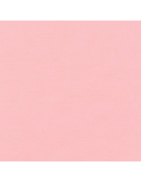 Tecido de algodão liso patchwork Kona - Rosa