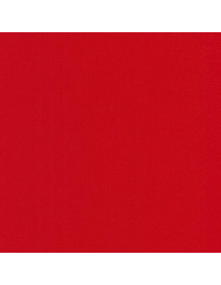 Tecido de algodão liso patchwork Kona - Vermelho Chinês