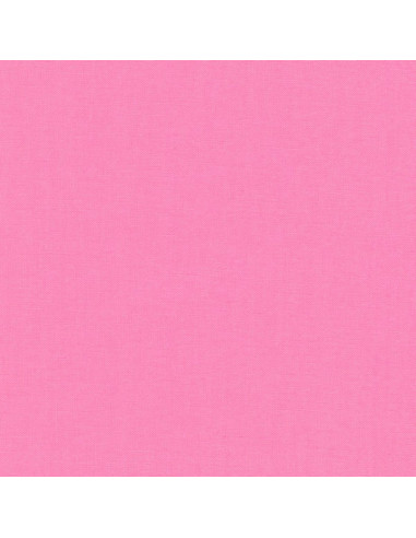 Tecido de algodão liso patchwork Kona - Candy Pink