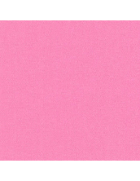Tecido de algodão liso patchwork Kona - Candy Pink