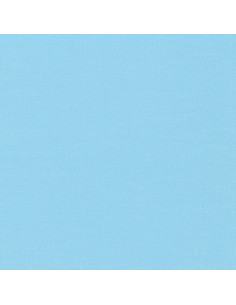 Tecido de algodão liso patchwork Kona - Spa Blue