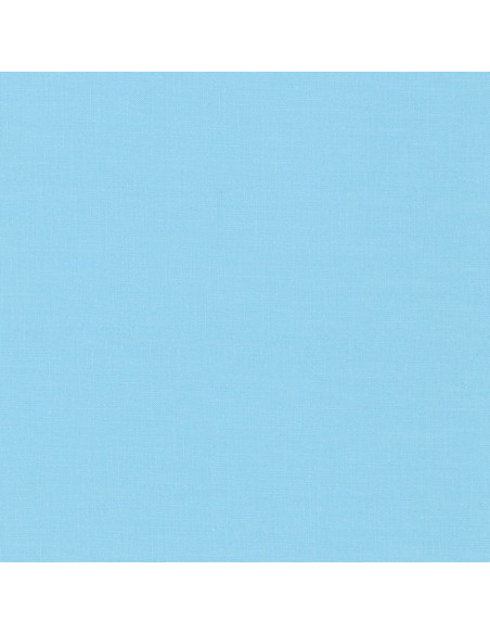 Tecido de algodão liso patchwork Kona - Spa Blue