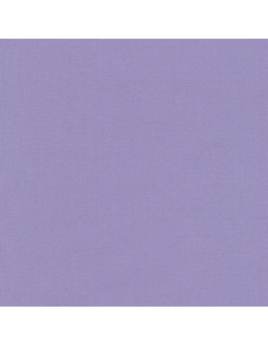 Tecido de algodão liso patchwork Kona - Lavanda