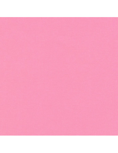 Tecido de algodão liso patchwork Kona - Carnation