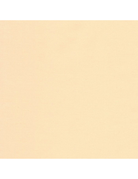 Tecido de algodão liso patchwork Kona - Creme