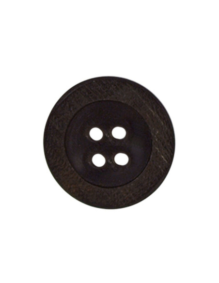 Tubo de 3 botões de madeira com 4 furos - 18 mm