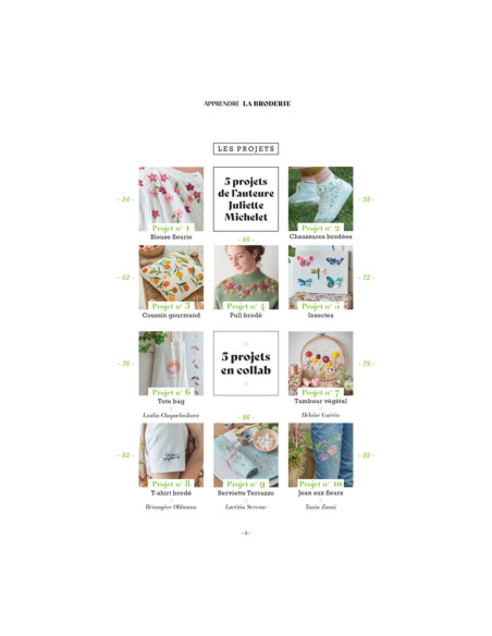 Livro aprender bordado em 10 lições