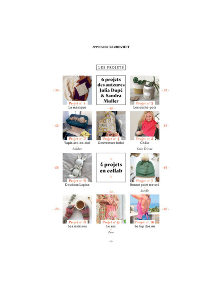 Livro aprender crochê em 10 lições