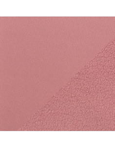 Tecido softshell repelente à água com forro de microfibra polar - Rosa