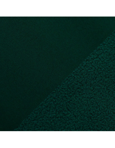 Tecido softshell repelente à água com forro de microfibra polar - Verde garrafa