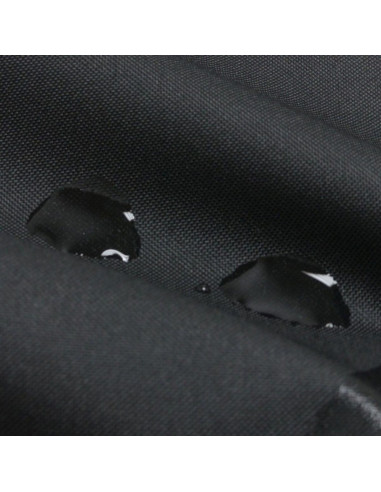Tecido de lona impermeável e ultra-resistente - Preto
