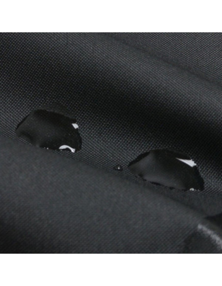 Tecido de lona impermeável e ultra-resistente - Preto