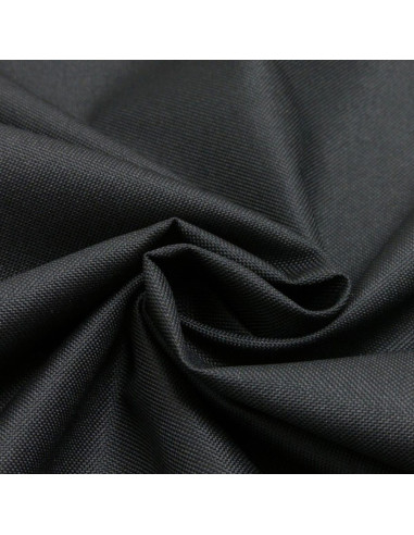 Tecido de lona impermeável e ultra-resistente - Preto